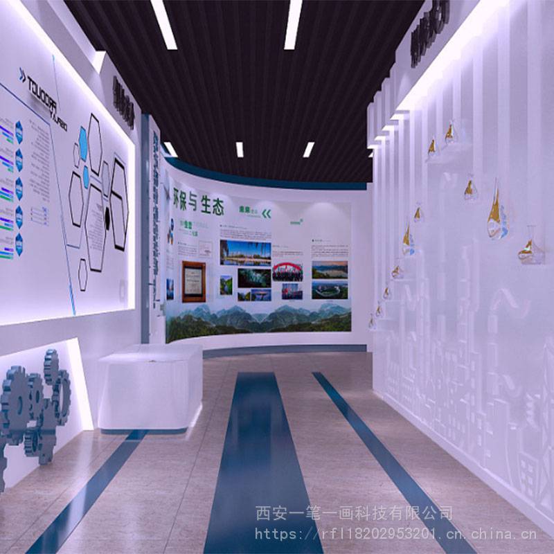 高科技智能化数字展厅,多媒体互动展馆,声光电企业展览馆 生物医药展厅如何设计和收费